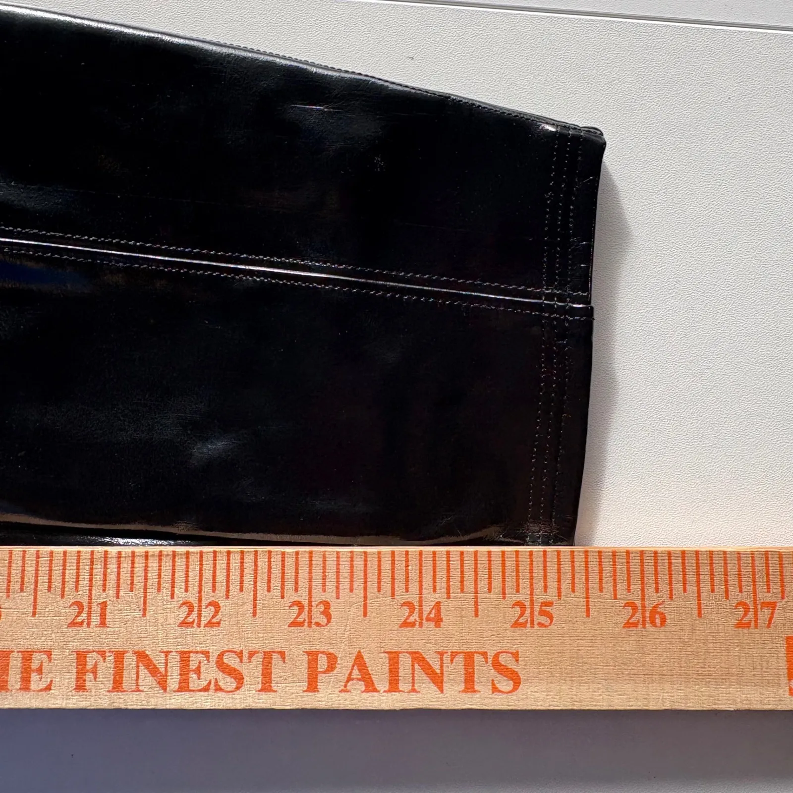 SPANX‎ Faux Leather High Waisted Leggings Pants Women's M/M Black Shiny - Image 8