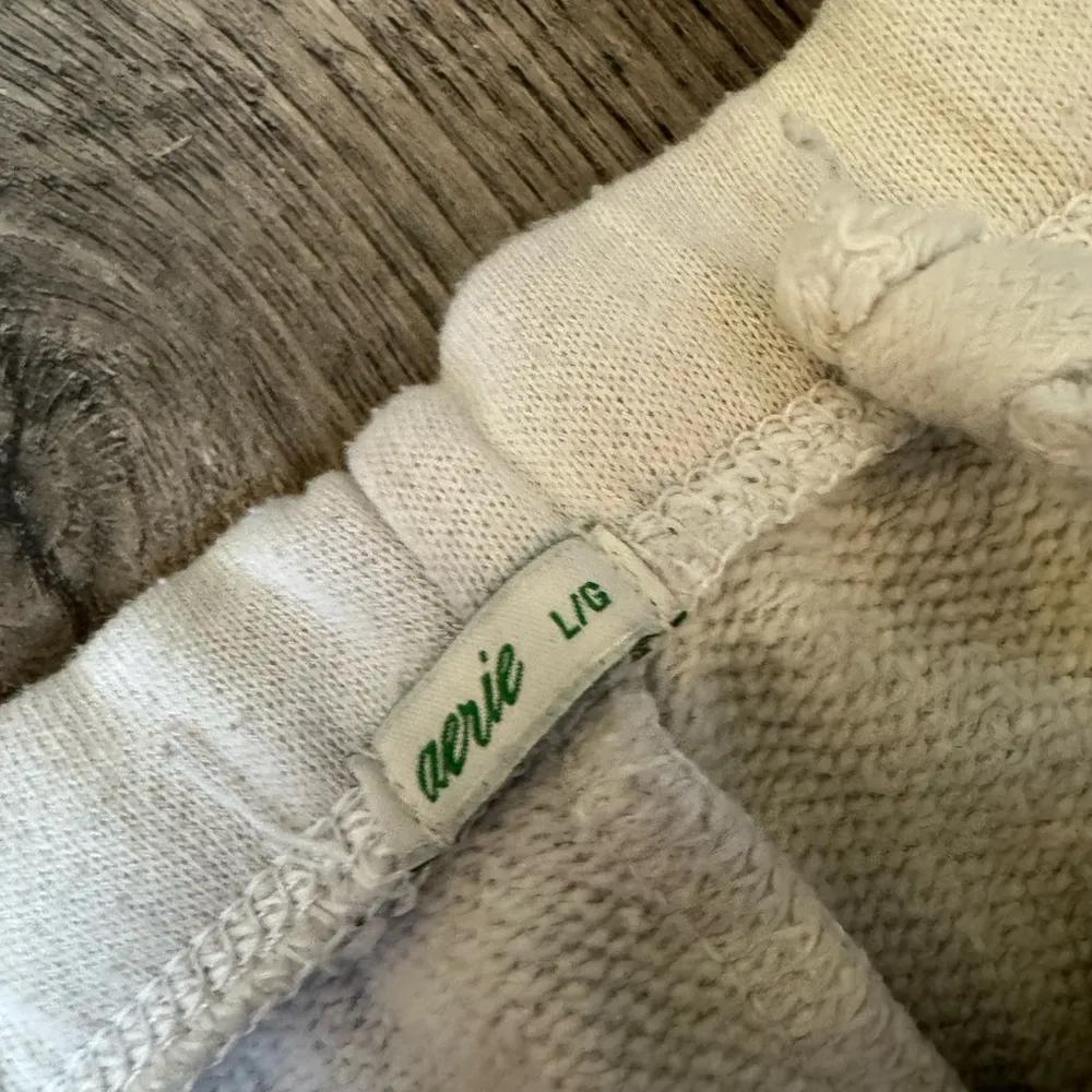 Aerie Cream & Tan Tie Dye Joggers - Image 3