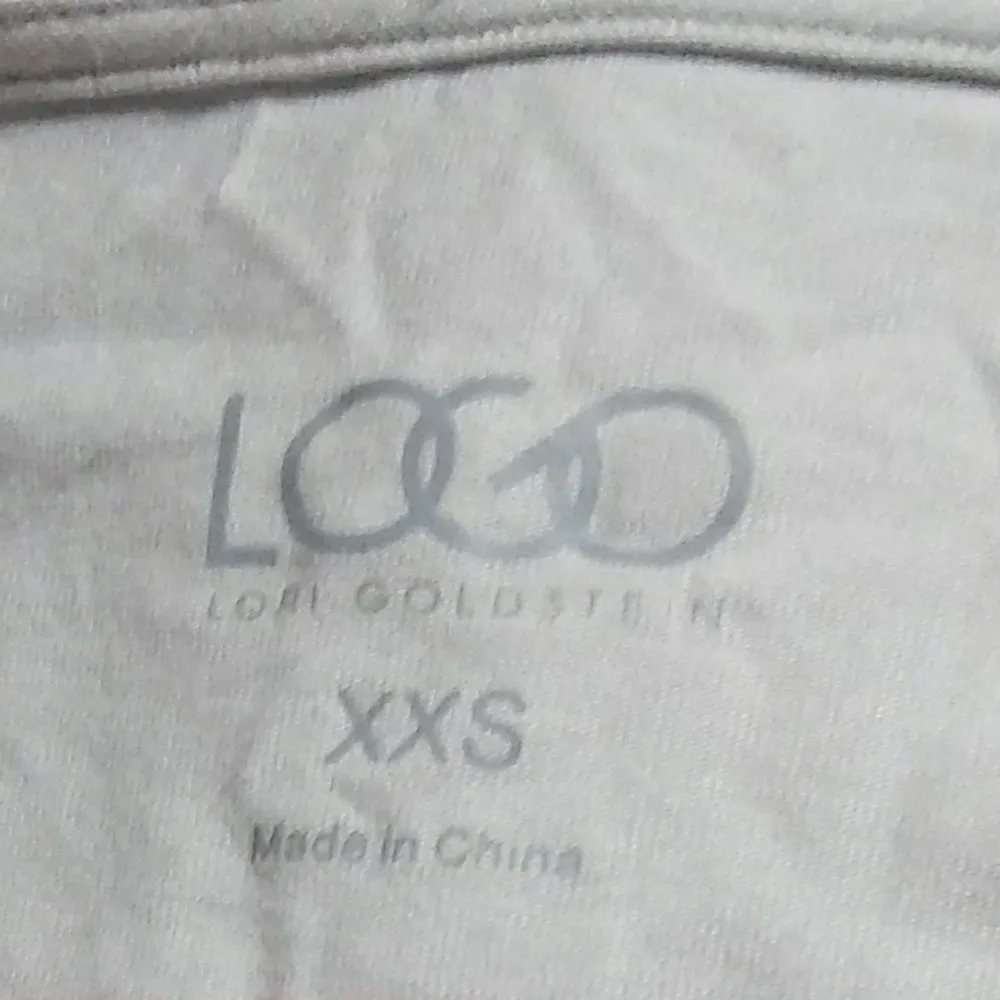 LOGO by LORI GOLDSTEIN Silver Tunic Blouse Dress - Image 4