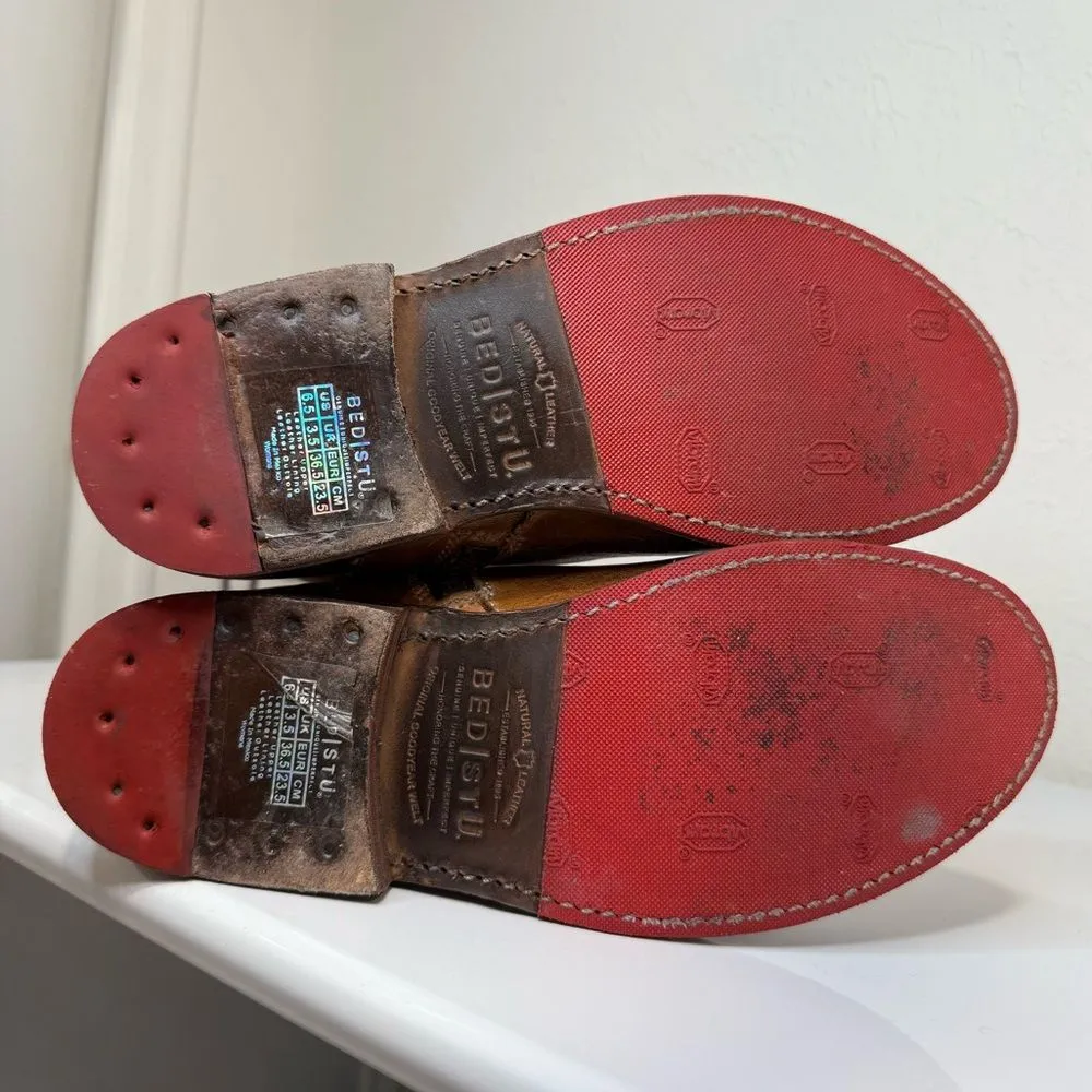 Bed Stu Cobbler Manchester Rustic Leather Riding Boots, Size 6.5 - Image 10