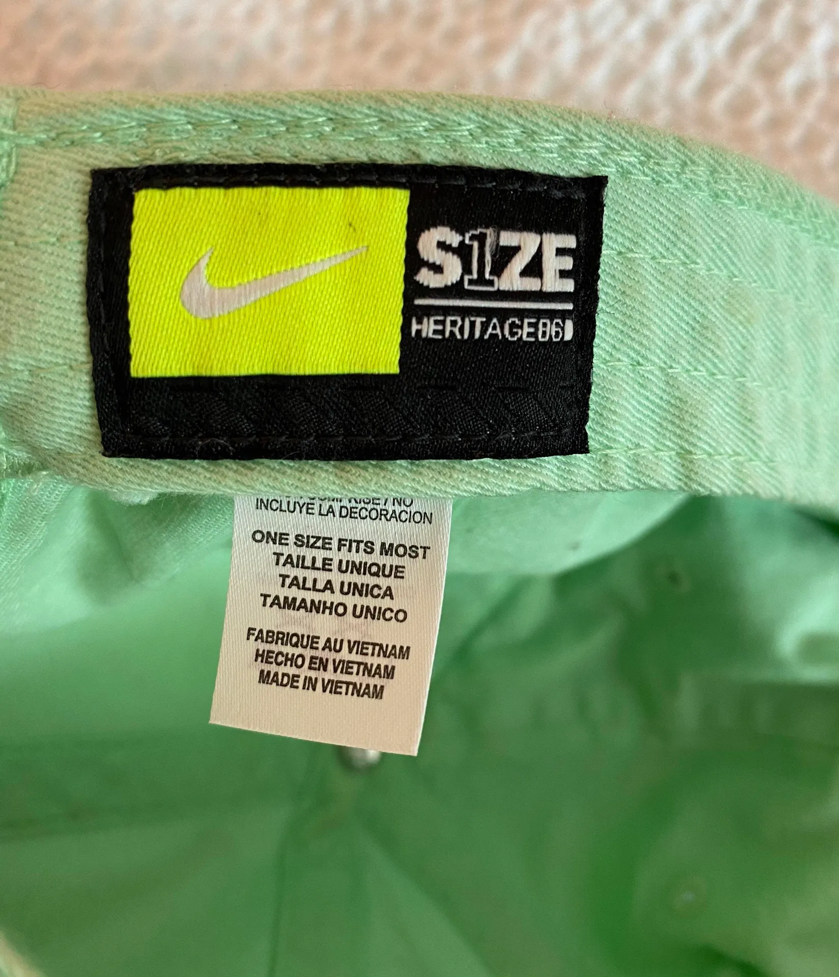 Nike Mint Green  Baseball Hat - Image 2