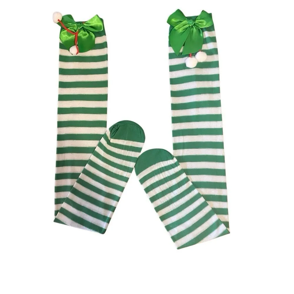 Christmas Green Striped Over - Image 5