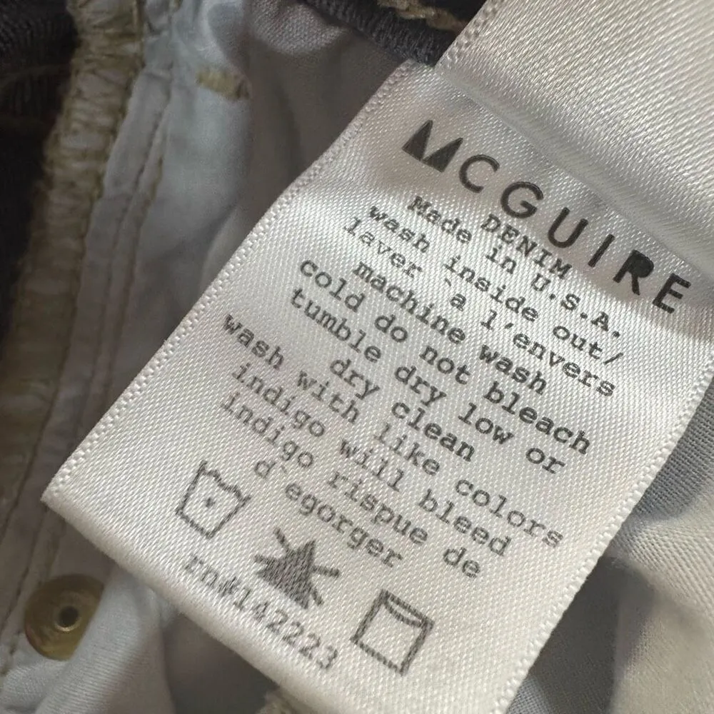 McGuire Women’s Jeans  Sz 26  Blue/Gray Distressed Skinny Jeans Style 151 - Image 6