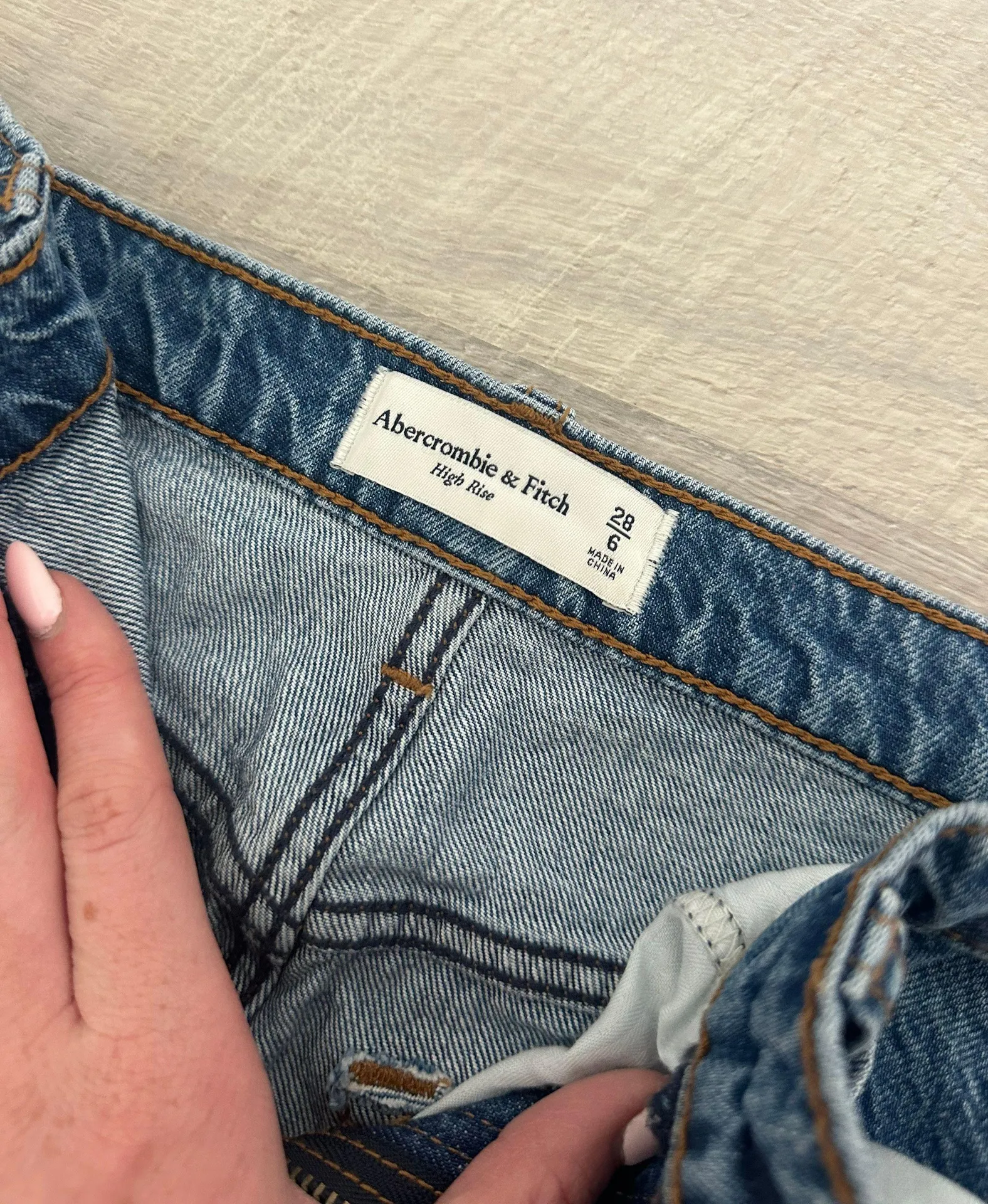 Abercrombie & Fitch Denim Skirt - Image 3