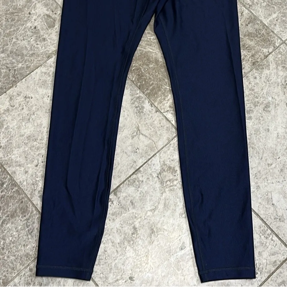 Athleta Elation Shine Tight Navy Leggings 631948 Size Medium - Image 5