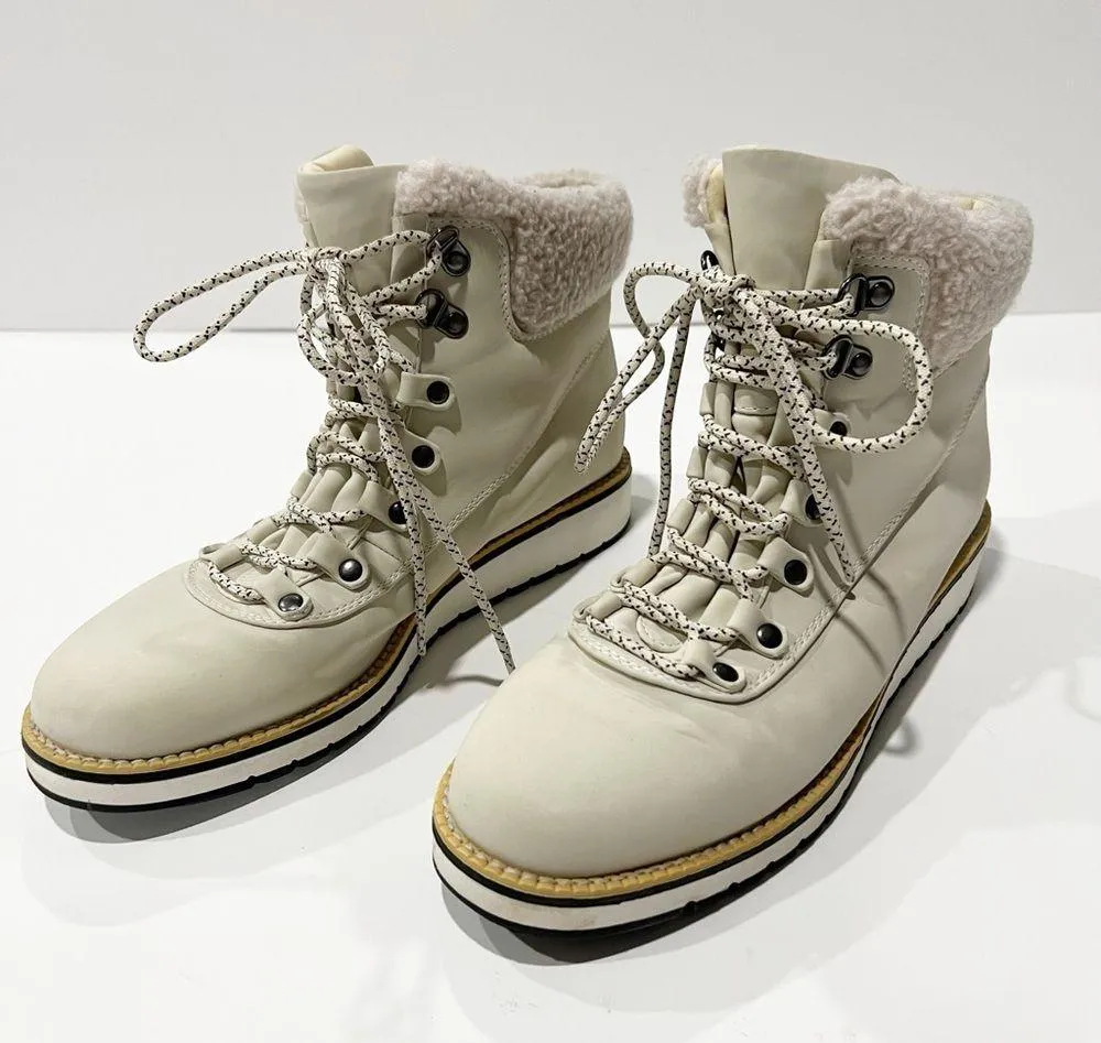 ASPEN Nomad Women’s Hiking Boots Size 9 Stone Cream Water Resistant White - Image 2