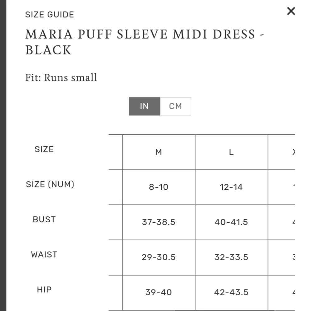 Petal And Pup Maria Puff Sleeve Midi Dress Nwt Sz M *Flaw* - Image 3