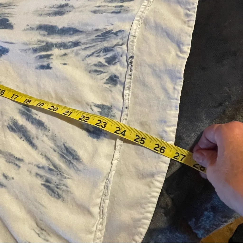 Bohemian tie dye flowy blouse Blue Size XL - Image 7