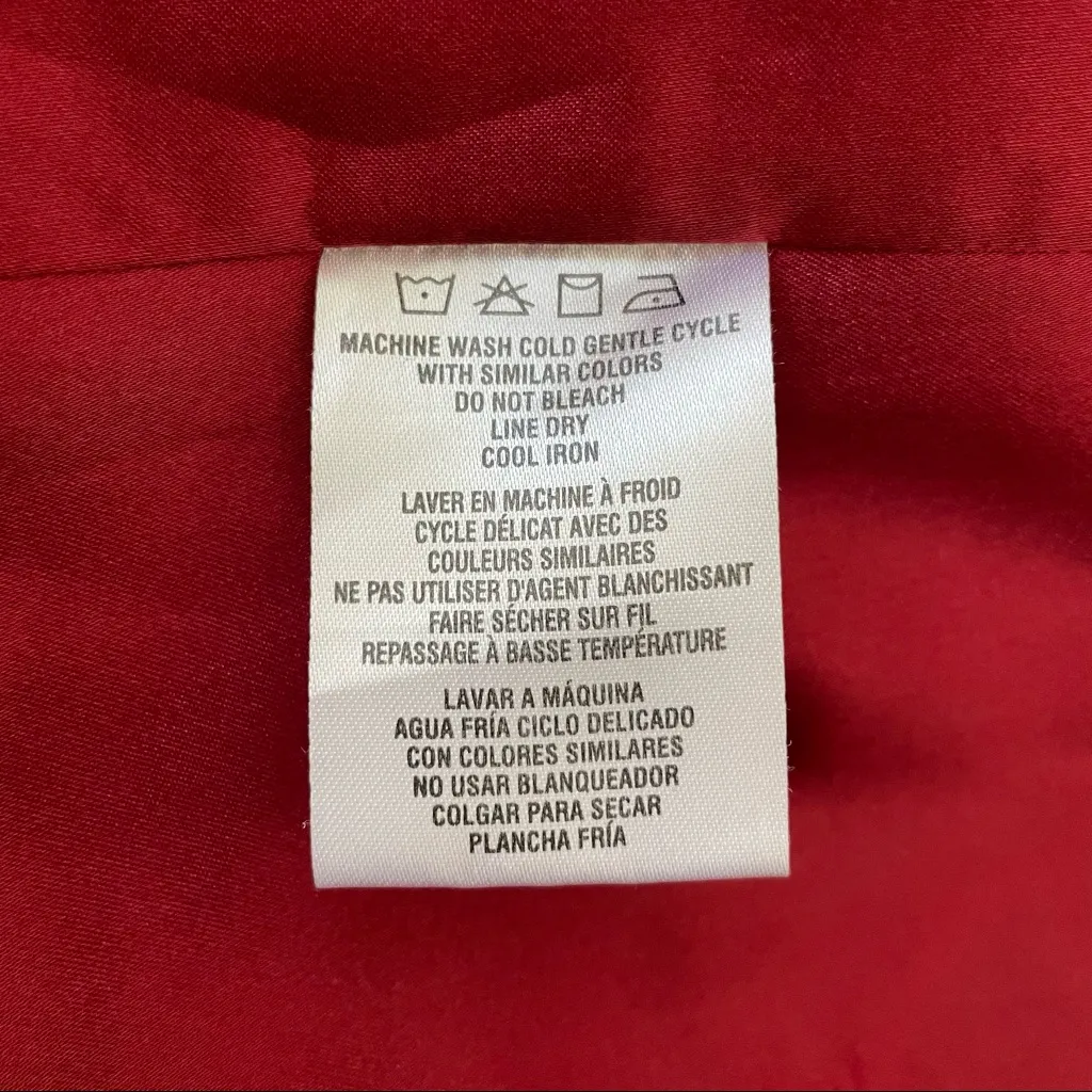 Harley Davidson Zip Up Motorcycle Biker Jacket Black/Red Lining Size Large Black - Image 16