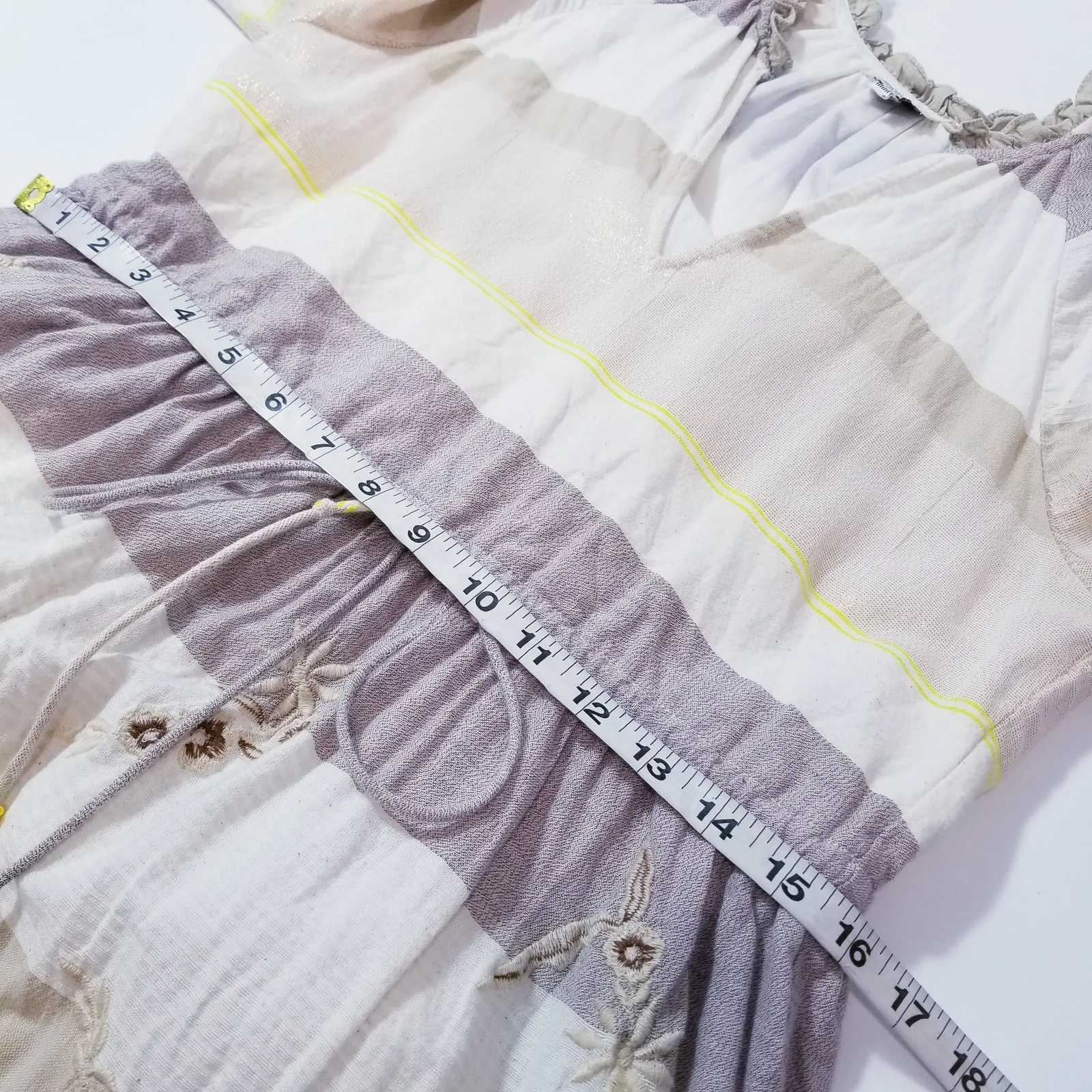 Anthropologie Hemant & Nandita Shimmer Embroidery Bohemian Dress - Image 7