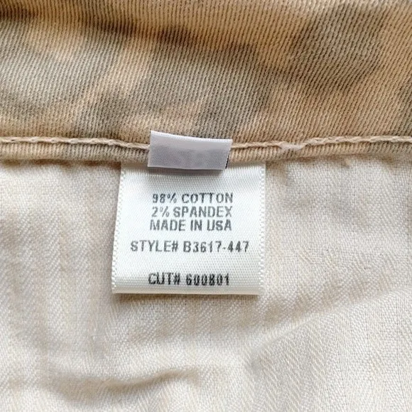 Anthropologie Bella Dahl Tan Cream Leopard Print Low Rise Chino Women’s Size 28 - Image 10