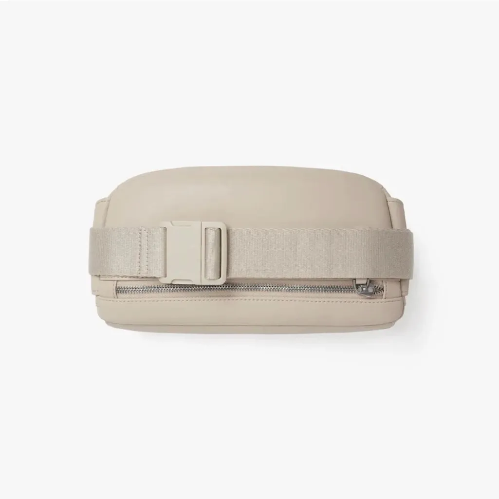 Monos Saddle Ivory Metro Vegan Leather Sling Bag Tan - Image 3