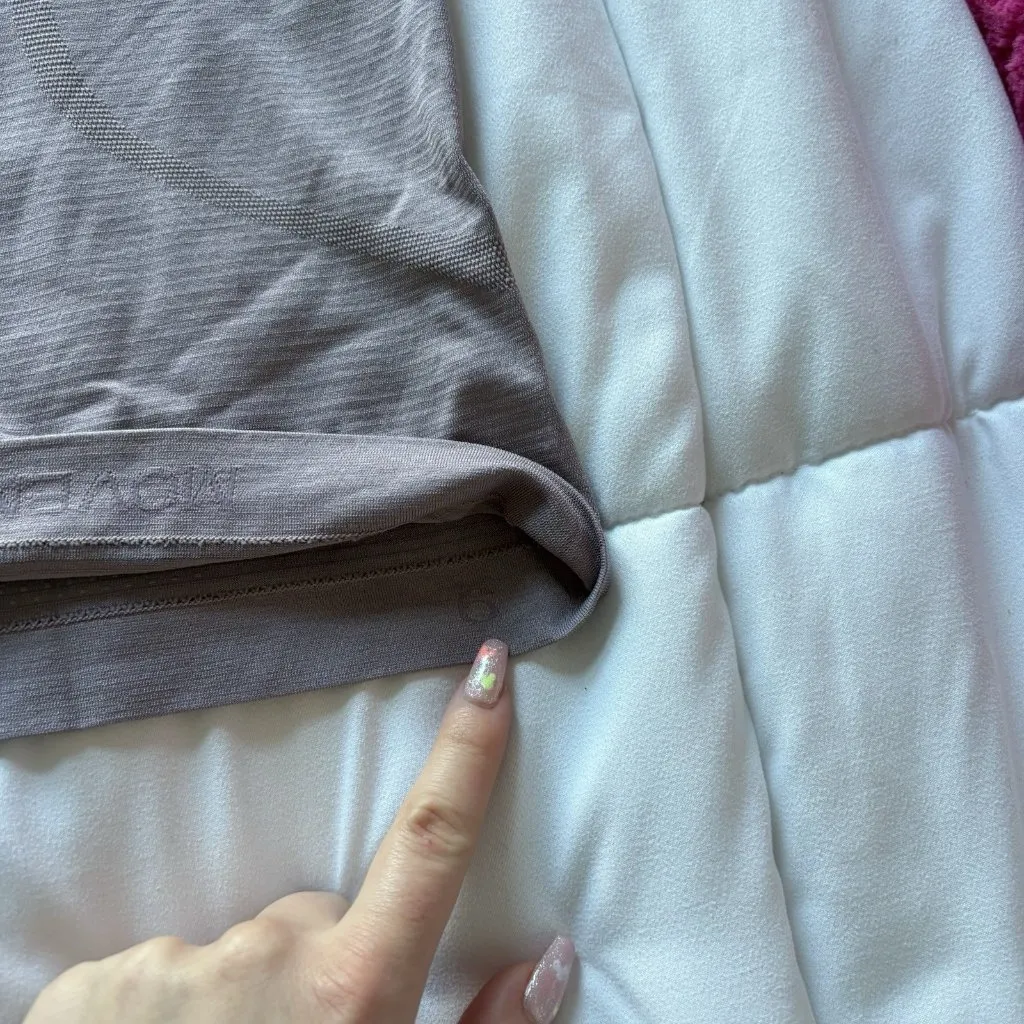 Lululemon Swiftly Speed Racerback Shine Womens Size 6 Purple Activewear Yoga - Image 6