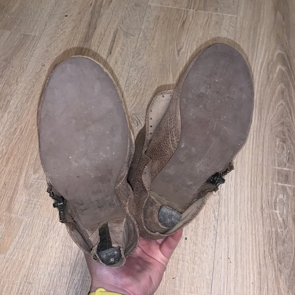 Not Rated brown zip up summer heeled mid calf boots - Image 10