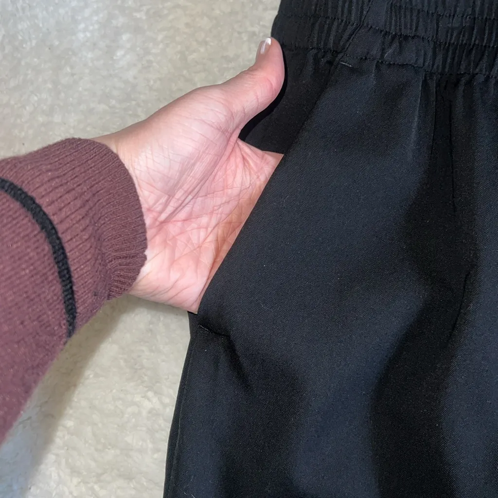 Everlane  100% Wool Pull-On Trousers‎ Black Size 6 - Image 4