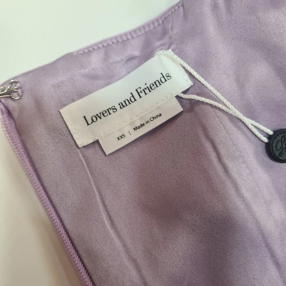 Lovers and Friends Teddy Mini Dress in Lilac Purple XXS - Image 9