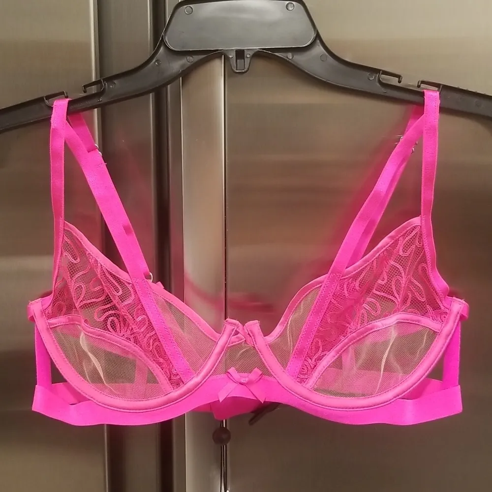 💕FOR LOVE AND LEMONS💕 Soutache Swirl Embroidered Bra ~ Berry Medium M NWT - Image 7