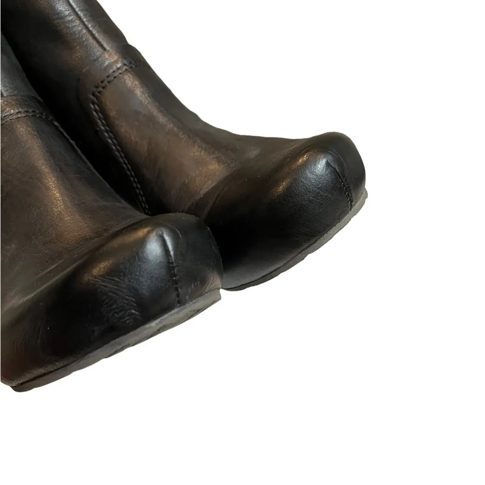 OTBT Redway Black Leather Platform Booties - Image 7