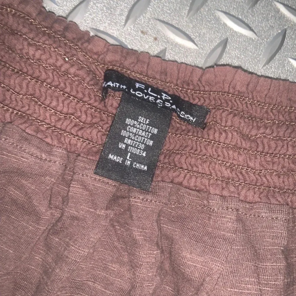 Y2k cottage core brown prairie skirt boho spring Fairycore Size L - Image 3