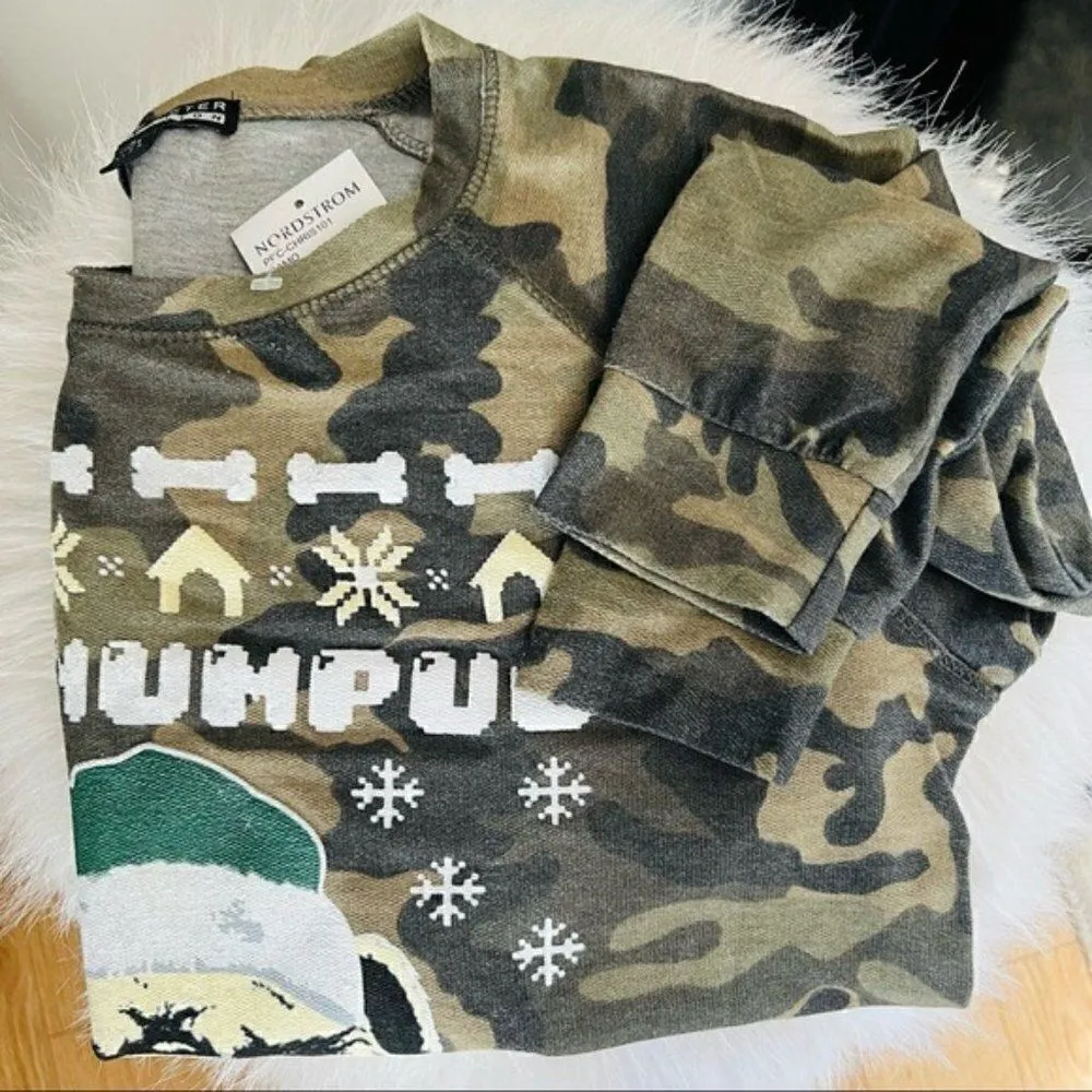 PRINCE PETER BAH‎ HUMPUG UGLY SWEATER CHRISTMAS, Small, NWT White - Image 6