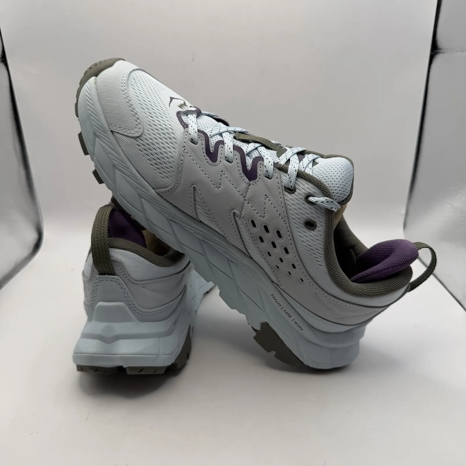 Hoka One One Anacapa Breeze Low Athletic Shoes Womens Sz 8.5 B Slate Blue Vibram - Image 6