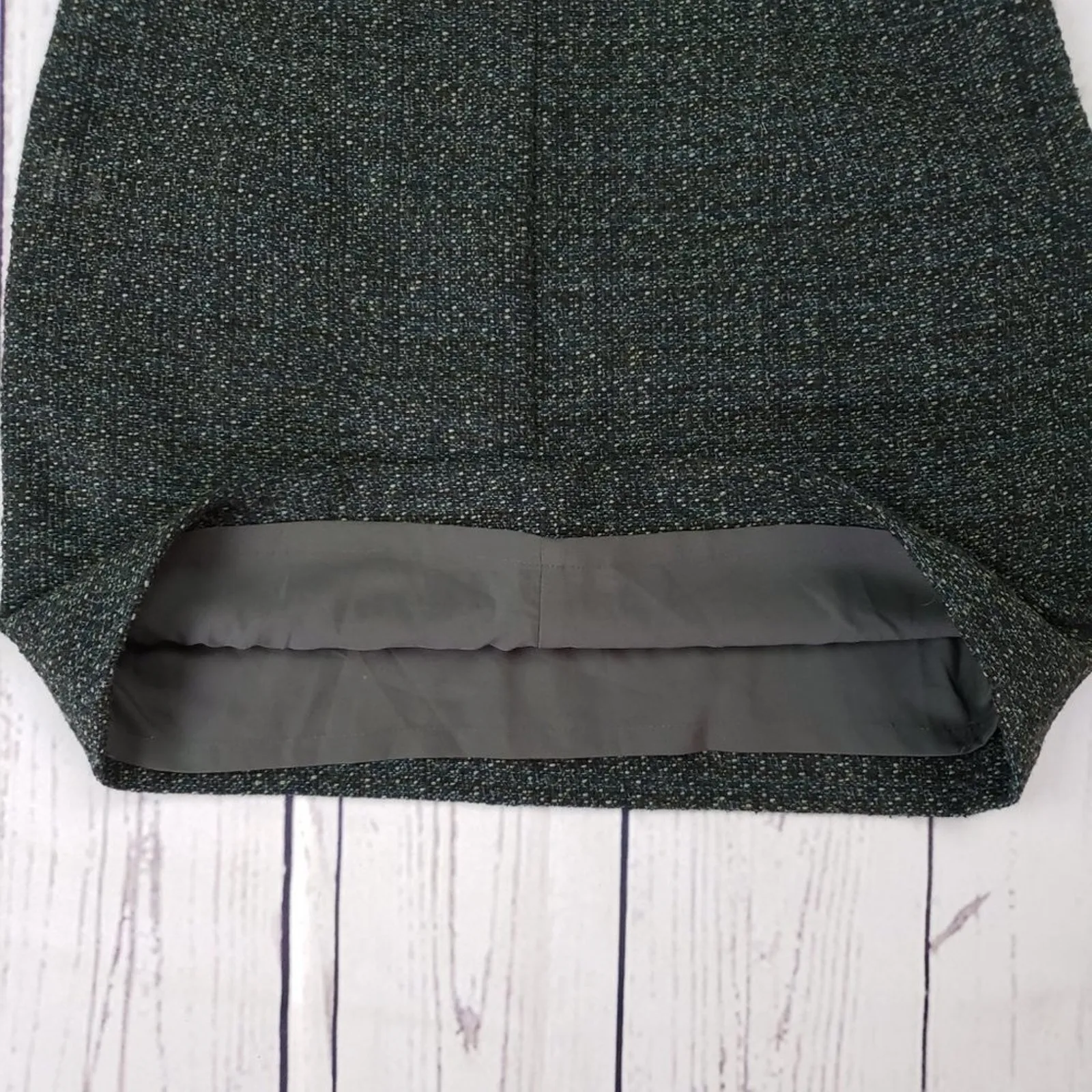 Outback Red Solid Black Mini Pencil Straight Skirt Women's Size 8 - Image 8