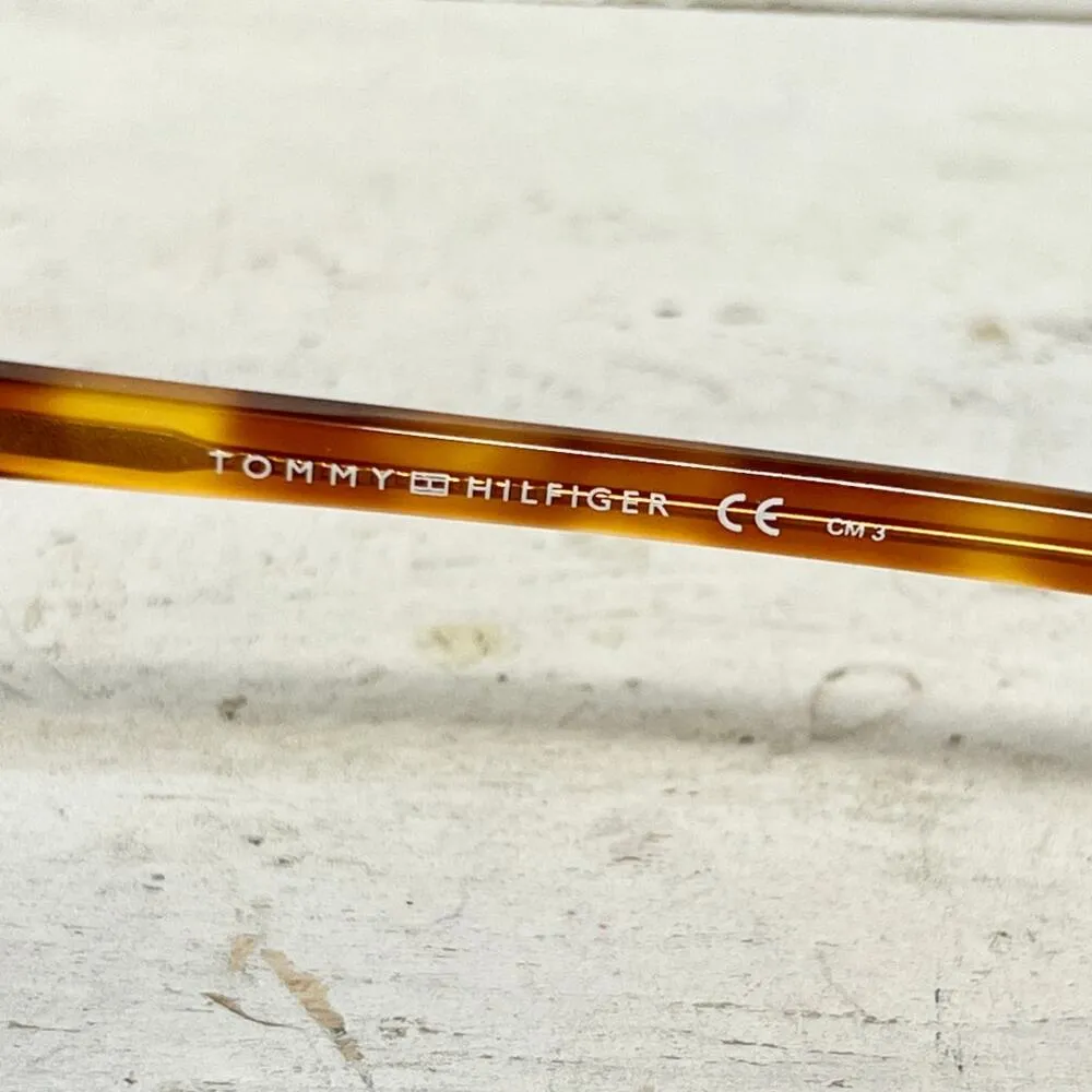 Tommy Hillfinger TH 1044/S TEN70 Havana Frame Dark Brown Lens Square Sunglasses - Image 5