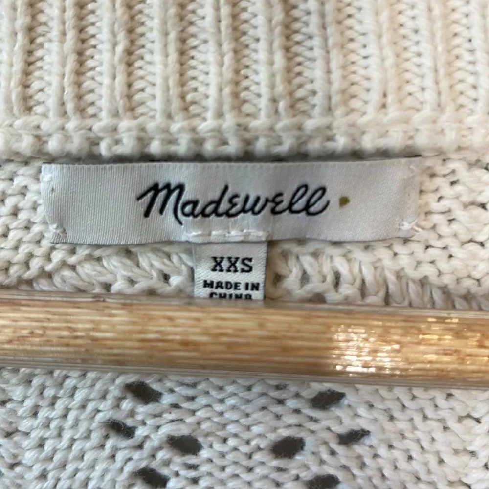 Madewell  V-Neck Fringe Pullover Sweater - Image 9