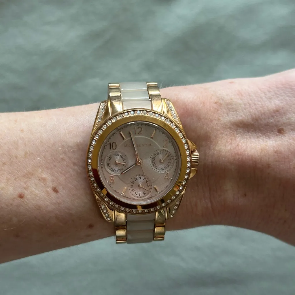 MICHAEL KORS WOMEN'S MINI BLAIR WATCH MK6175 Pink - Image 9