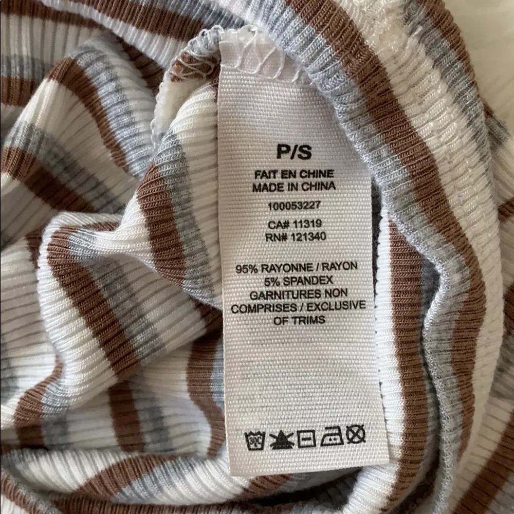 garage • striped ribbed long sleeve tee - Image 7