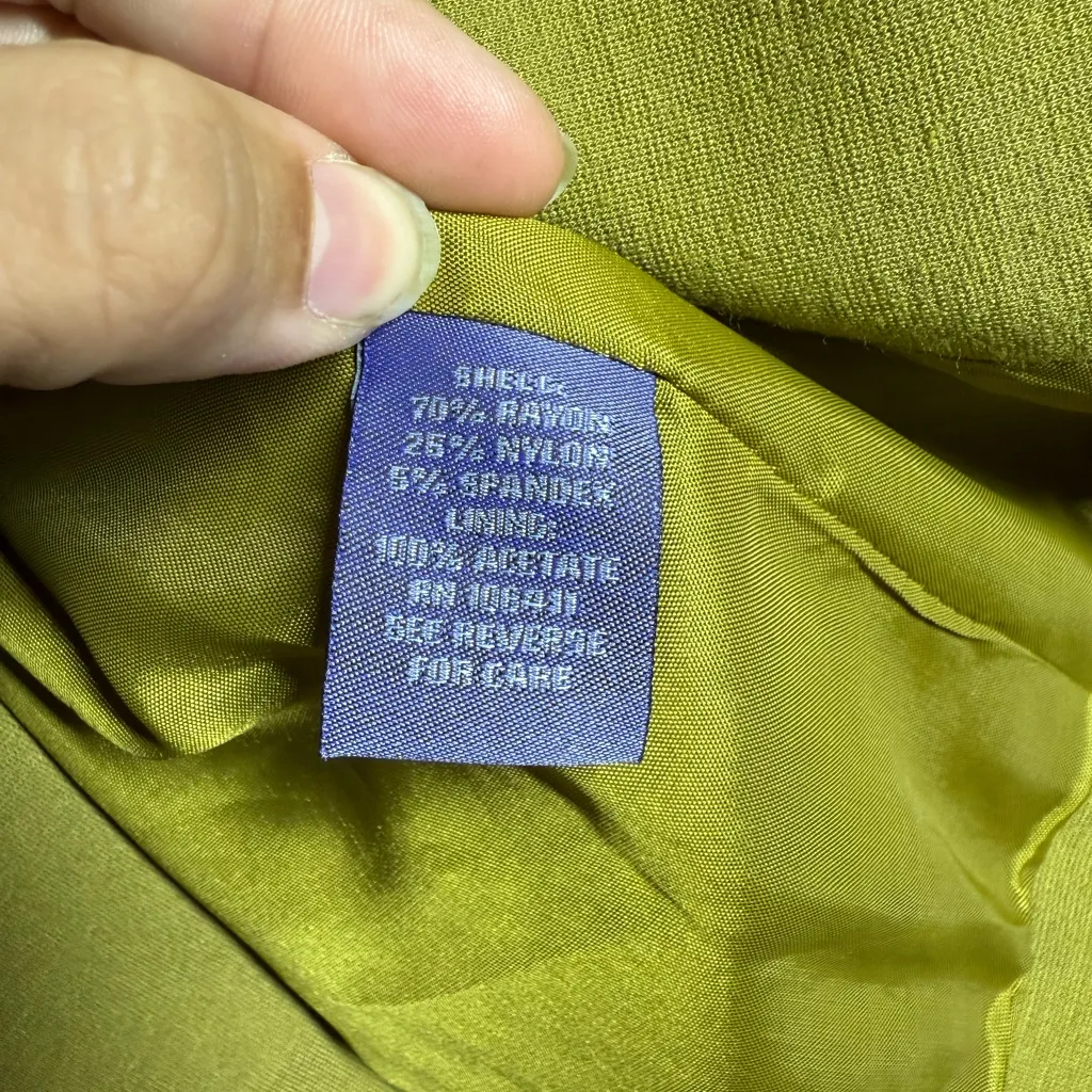 Vivienne Tam  Ponte Knit Blazer Size Small PETITE - Image 6