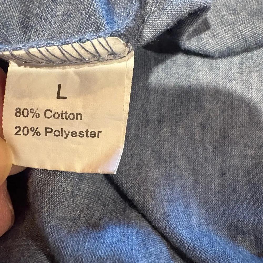 “Dibs on the Captain” Nautical Print tank dress women’s L Blue Size L - Image 4