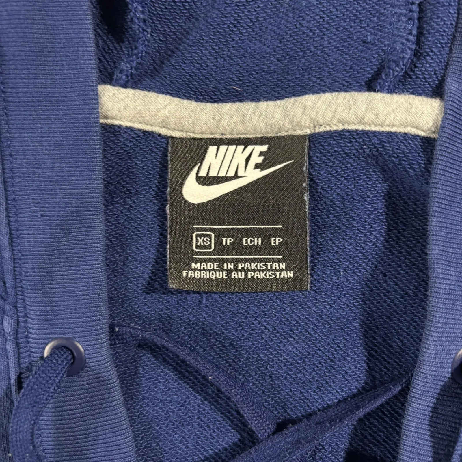 Nike Hoodie Lace Up Pullover Sweatshirt with Pocket Casual‎ Activewear XS - Image 5