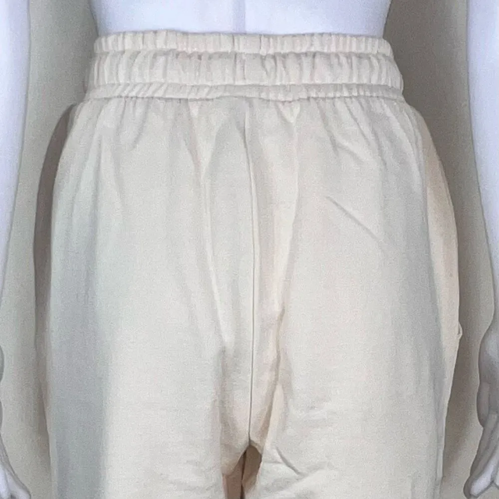 WeWoreWhat Solid Sweat Pants in Off White (L) - Image 13