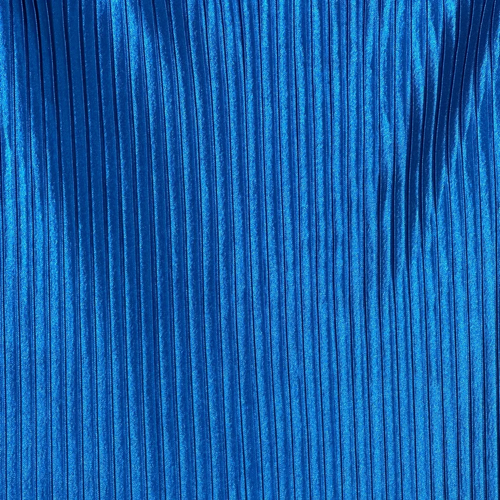 Hello‎ Molly Plisse Lovers Blue Mini Dress Pleats Strapless Homecoming Size 8 - Image 6