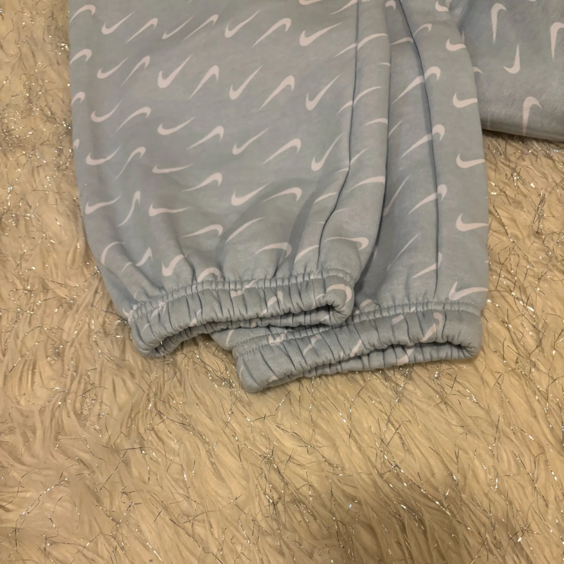 Nike Sky Blue Women’s Oversized Fit Sportswear Fleece Jogger  Size XS - Image 14