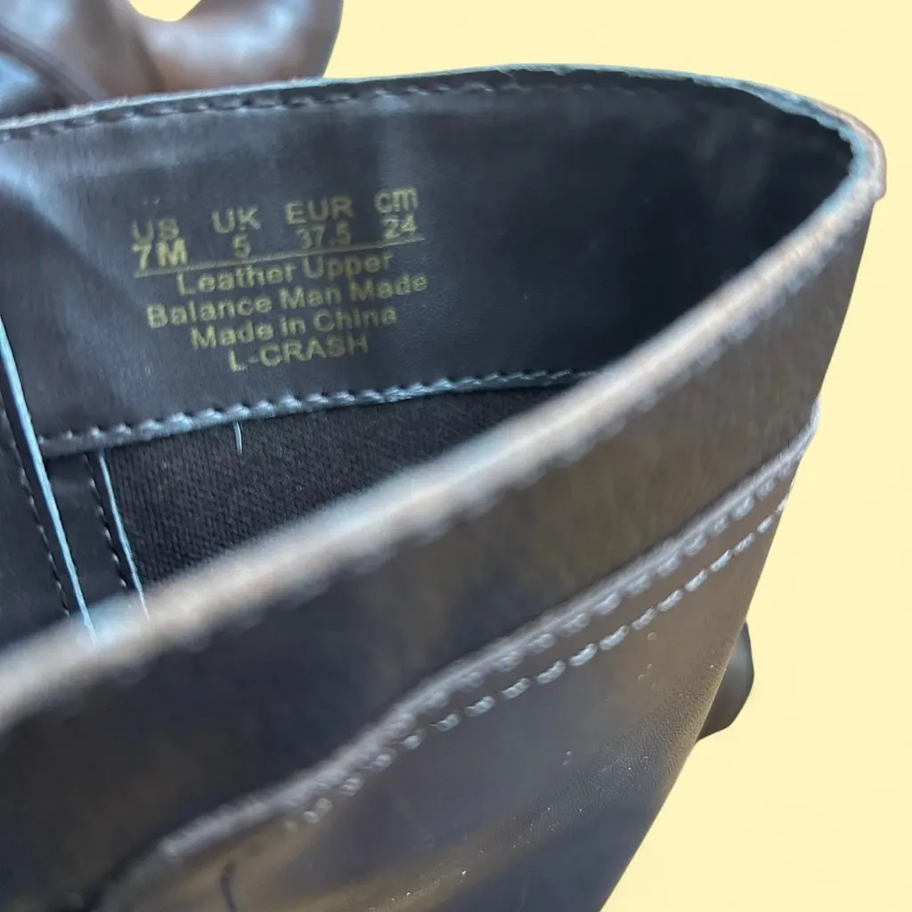 Brown Leather Knee-High Boots - Image 7