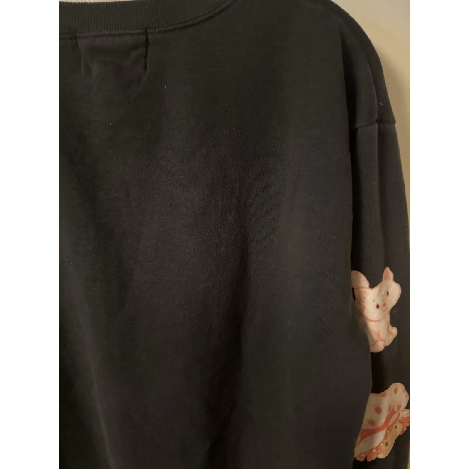 Strawberry Shortcake dark grey womens slouchy graphic sweatshirt size S Gray - Image 12