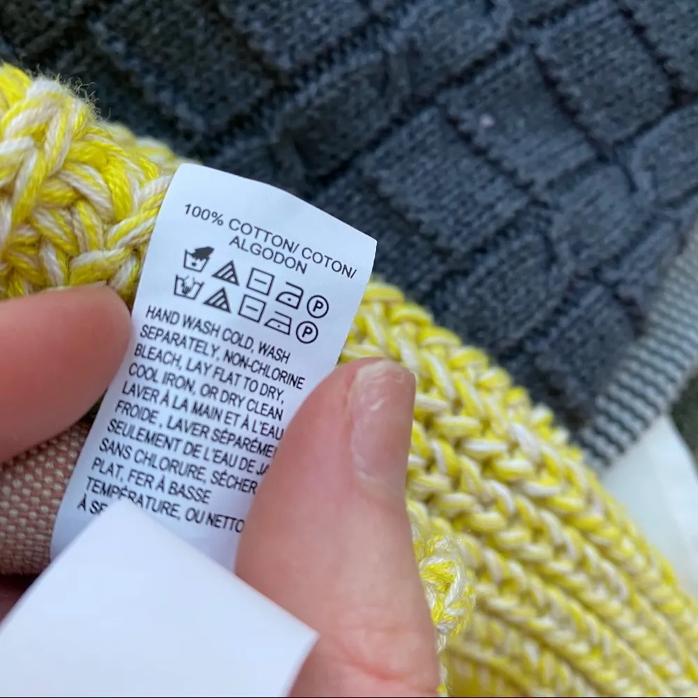 🍀Lucky Brand🍀Yellow Chunky Crew Neck Sweater - Image 10