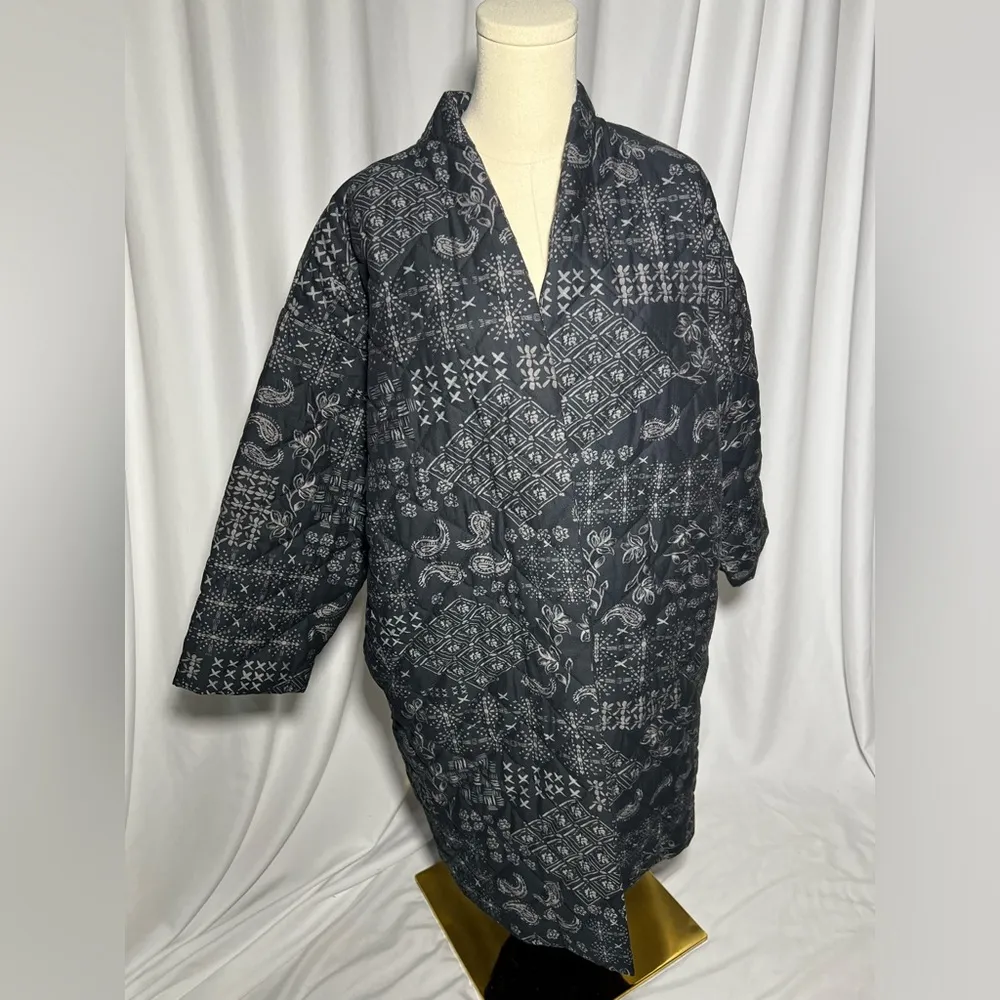 Johnny Was Ruth Quilted Jacket | L Gray Size L - Image 5