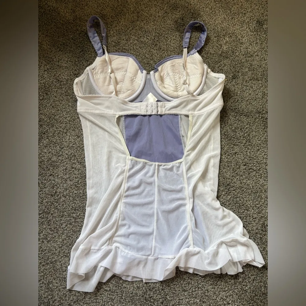 Purple Lace Slip Dress - Image 6