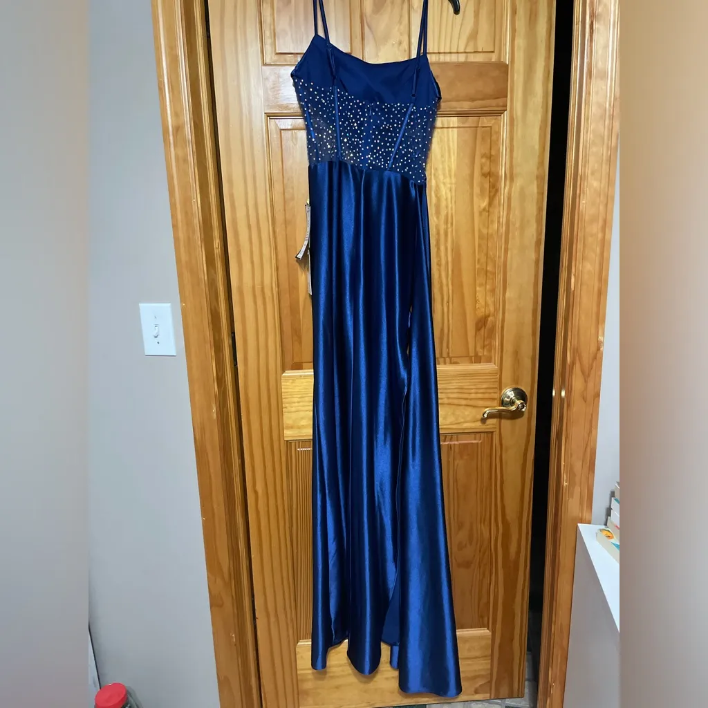 Macy's Macy’s Navy Blue dress - Image 2