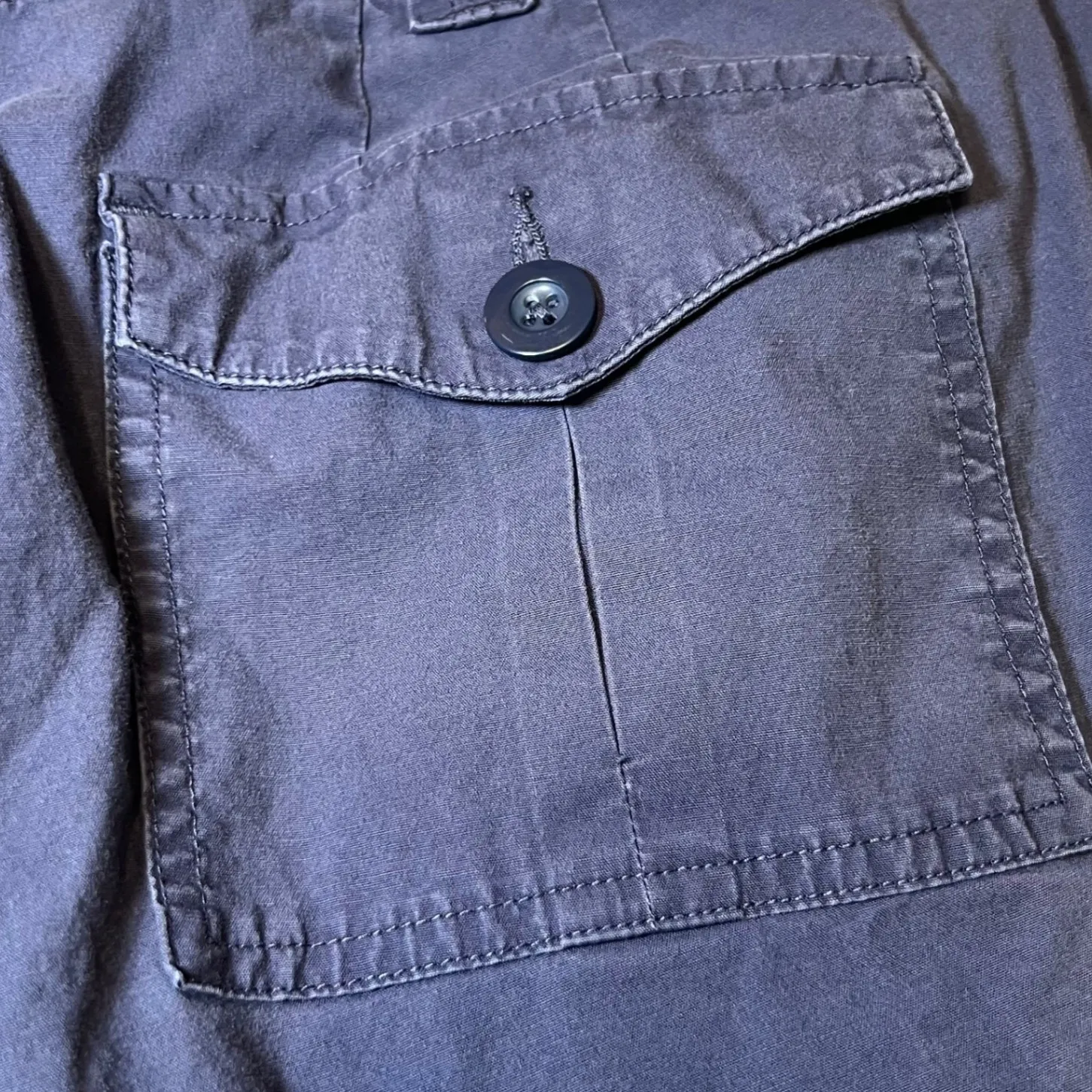 Talbots Stretch Capri Pants Womens 12W Petites Blue Casual Rolled Cuffs Summer - Image 8