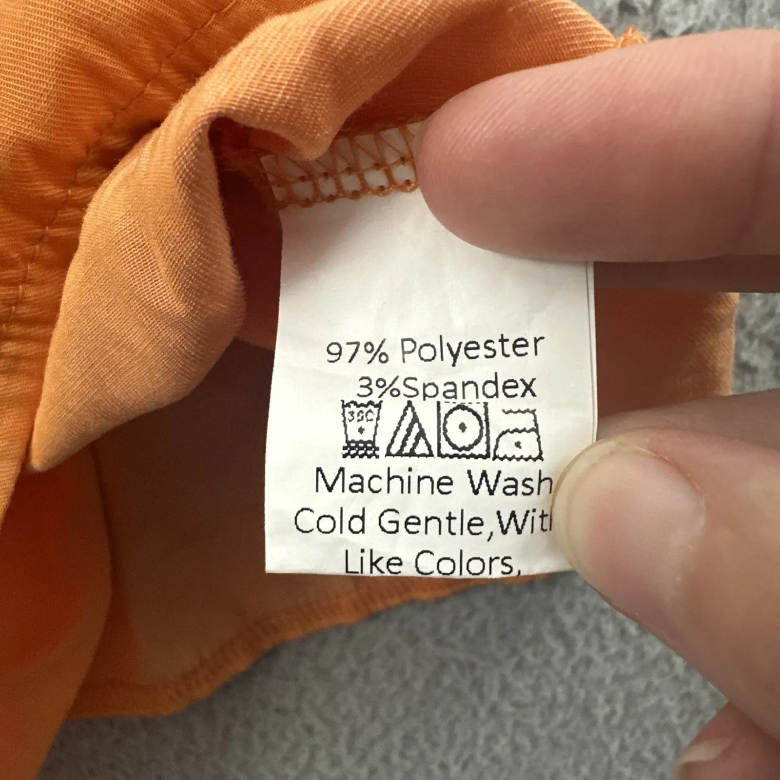 Shein Babydoll Ruffle Cami Tank Top Orange Feminine Boho Festival Women's Large - Image 5