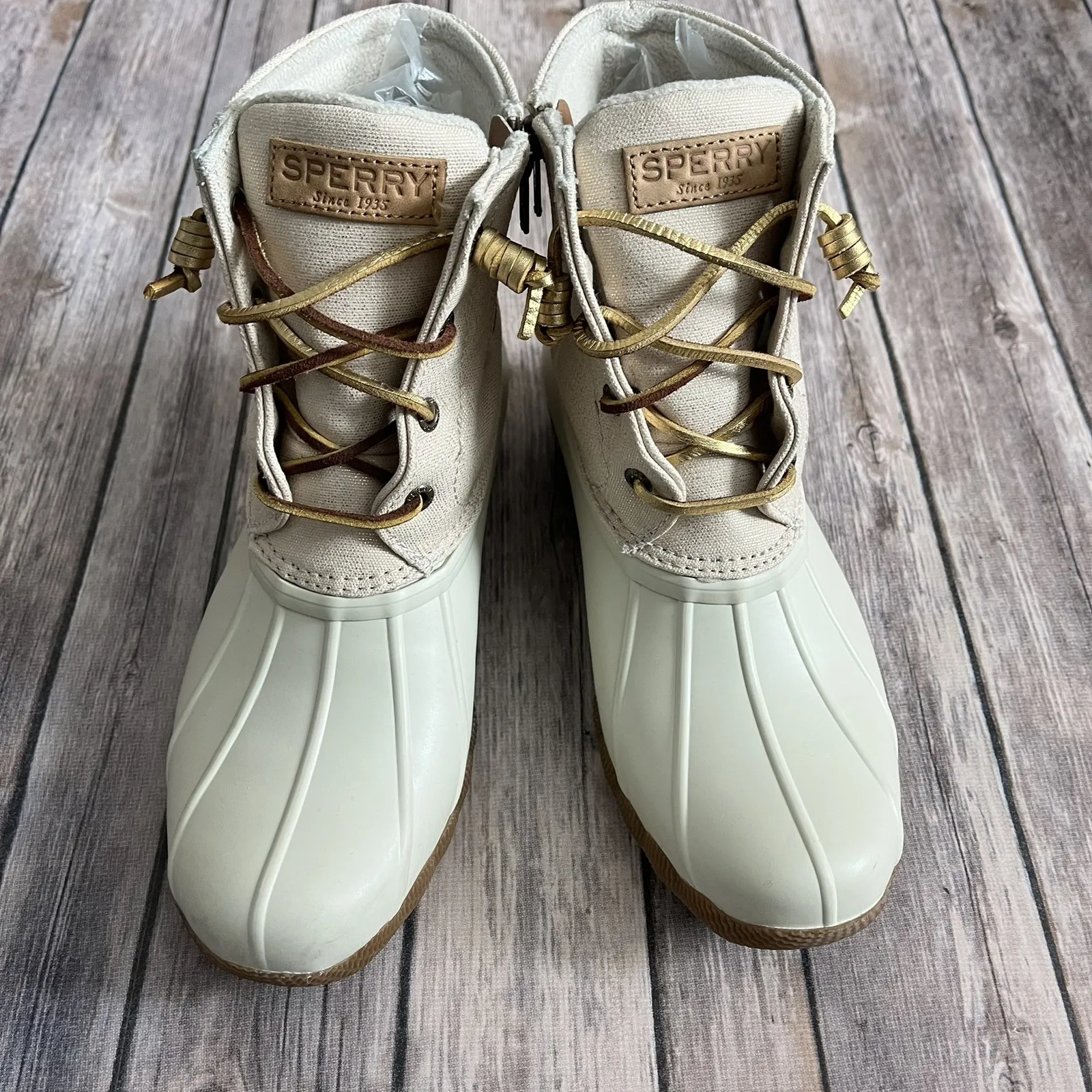 Sperry Saltwater Duck Boot Women US 7.5 EU 38 Top Sider Rubber Waterproof Rain - Image 3