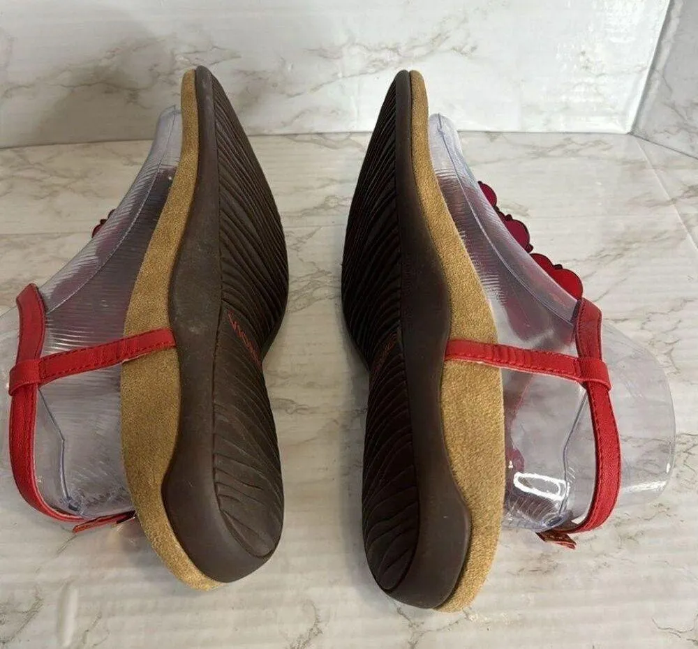 Vionic Womens Paulie Sandal flower detail t strap sandals shoes size 8 - Image 8