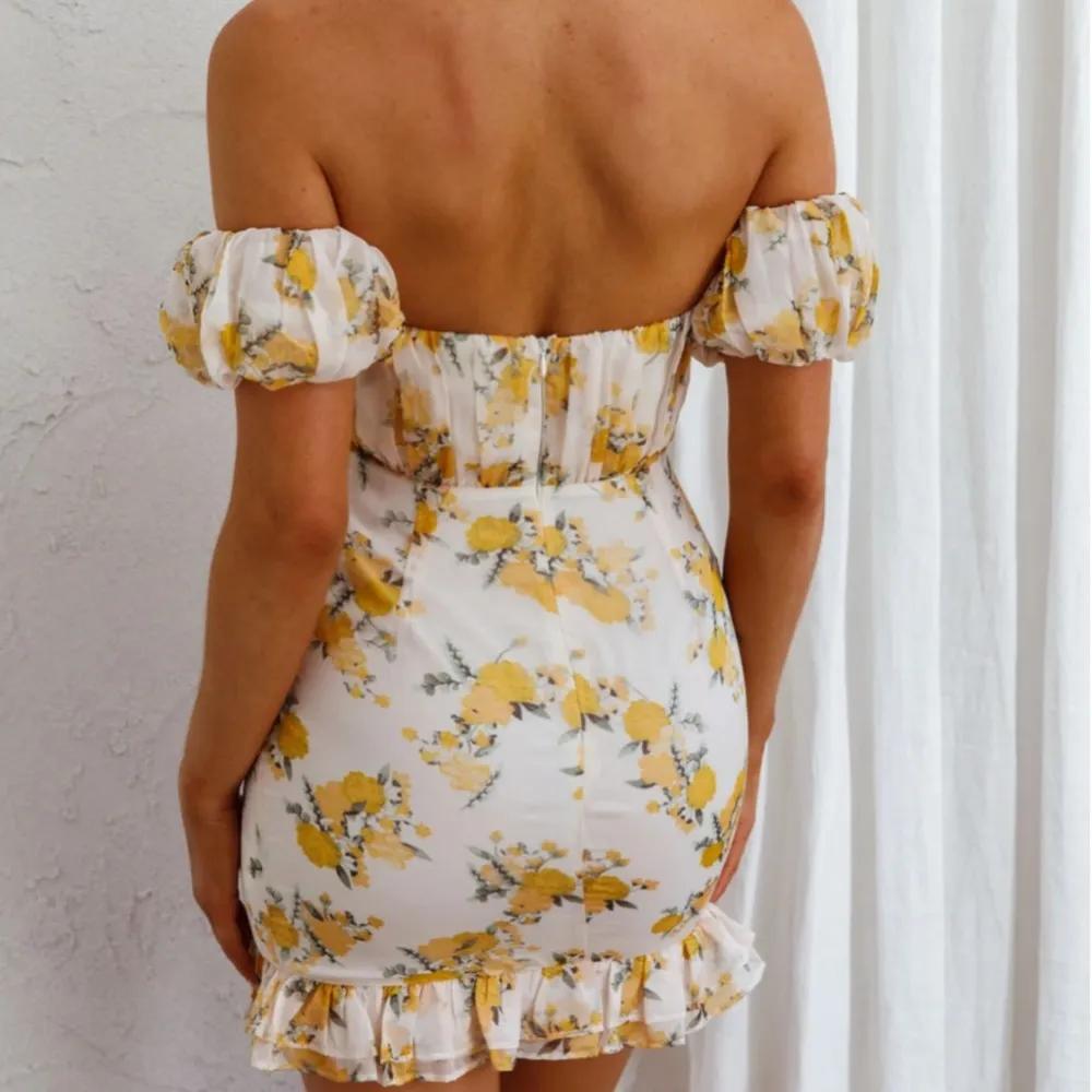 Hello Molly | Floral Strapless Dress - Image 3