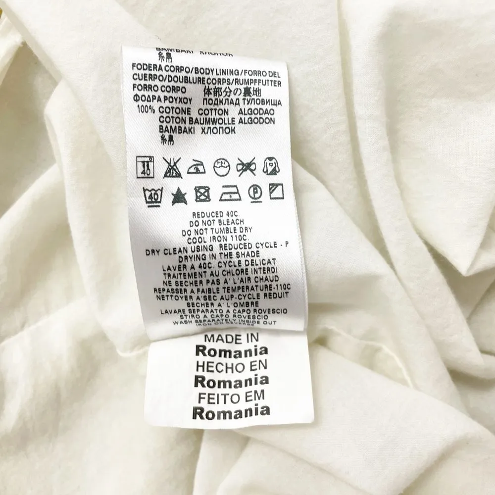 See By Chloe Yellow Sleeveless Floral Overlay Keyhole Back Dress Women’s Size 10 - Image 13