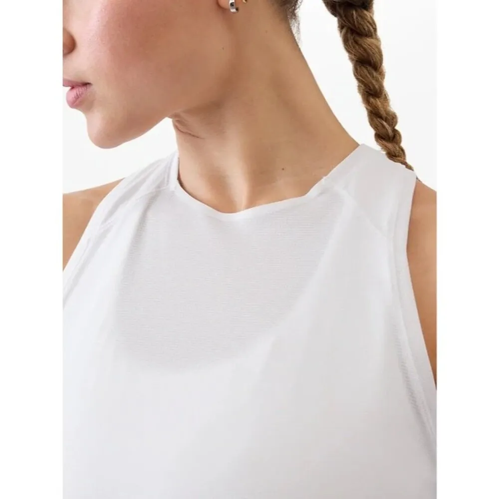 Athleta XL Grid Knit Singlet Tank Bright White X-Large - Image 4