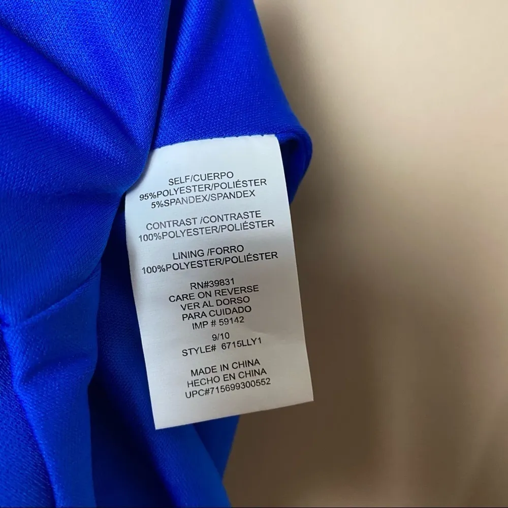 XOXO Cobalt Size 9 10 Juniors Deep Blue Skirt Career Professional Formal - Image 7